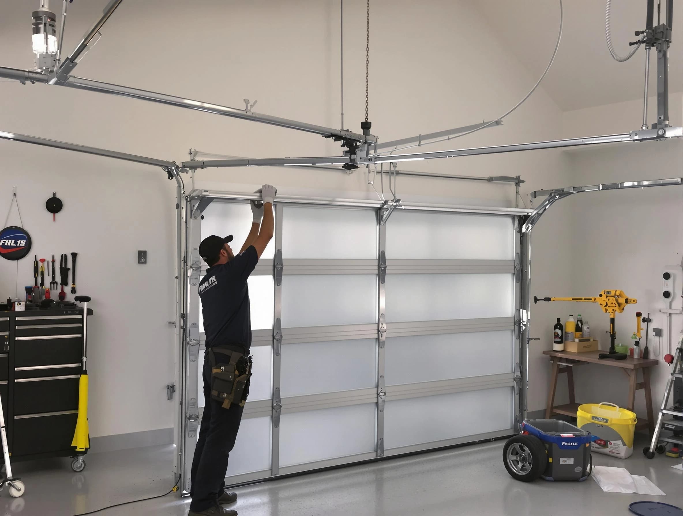 Fairfield Plantation Garage Door Repair certified team performing precision garage door installation in Fairfield Plantation